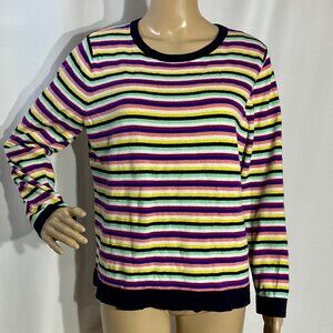 Talbots XLP Striped Sweater